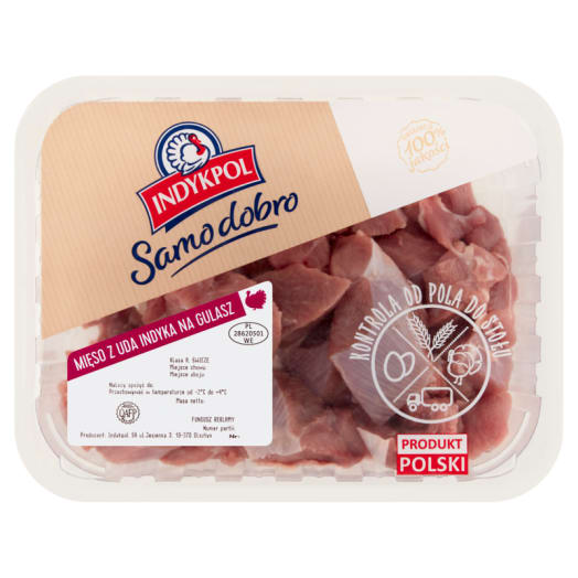 INDYKPOL Samo dobro Mięso z uda indyka na gulasz