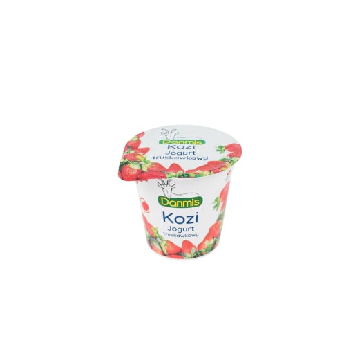 DANMIS Jogurt kozi o smaku truskawkowym