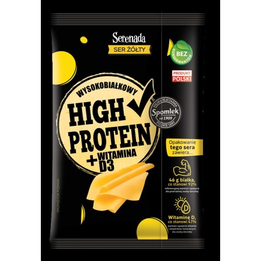 SERENADA Ser żółty wysokobiałkowy z wit. D w plastrach