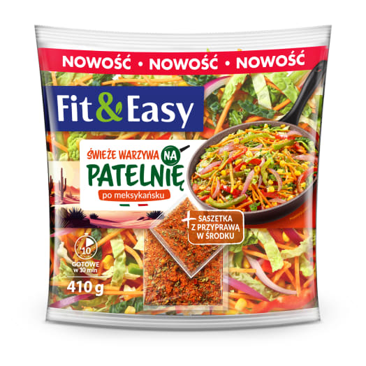 FIT&EASY Świeże warzywa na patelnię po meksykańsku