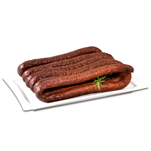 TRADYCYJNE JADŁO Kiełbasa Gospodarza wędzona podsuszana