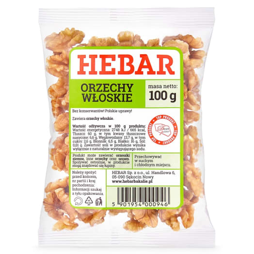 HEBAR Orzechy włoskie