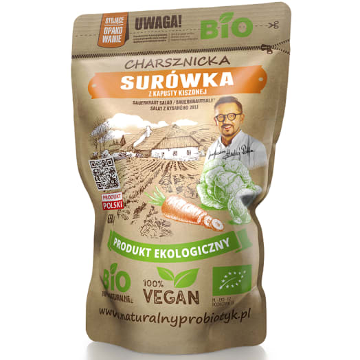 CHARSZNICKIE Surówka z kapusty kiszonej BIO