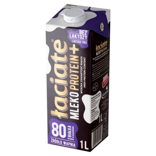 ŁACIATE Protein+ Mleko UHT odtłuszczone bez laktozy
