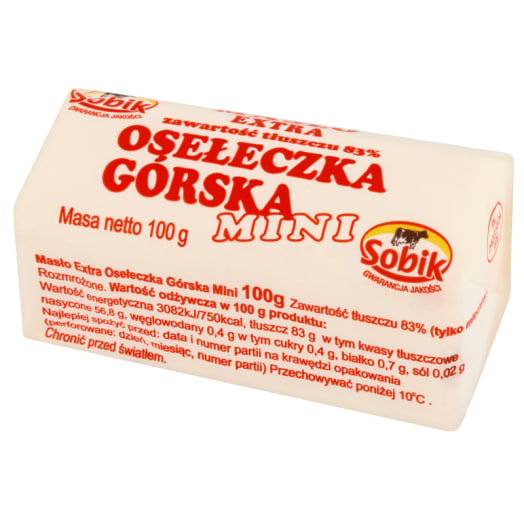 SOBIK Masło Extra Osełeczka Górska Mini
