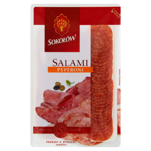 SOKOŁÓW Salami pepperoni - plastry