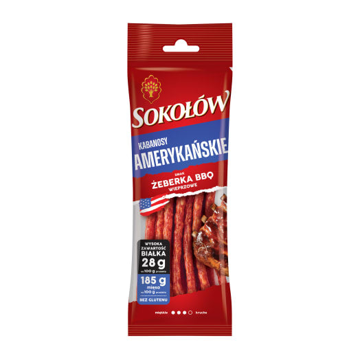 SOKOŁÓW Gold Kabanosy amerykańskie