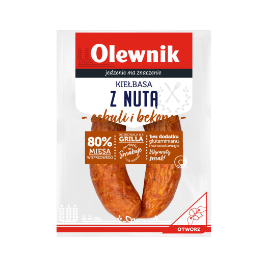 OLEWNIK Kiełbasa z nutą cebuli i bekonu