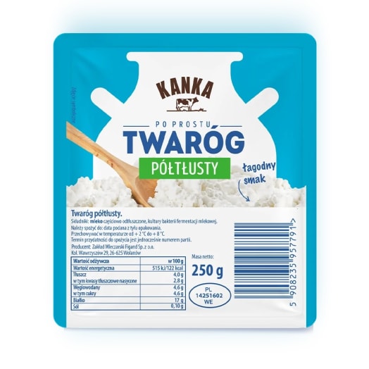 KANKA Twaróg półtłusty