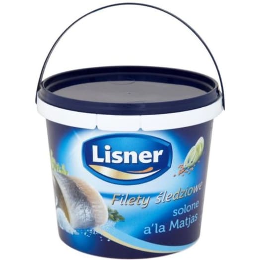 LISNER Filety śledziowe a'la Matjas solone- wiaderko