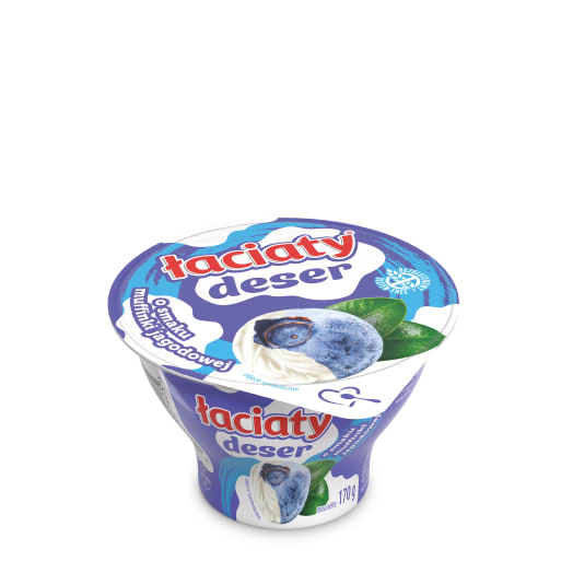 ŁACIATY Deser na bazie maślanki o smaku muffinki jagodowej