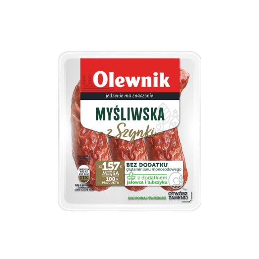 OLEWNIK Kiełbasa myśliwska sucha bezglutenowa