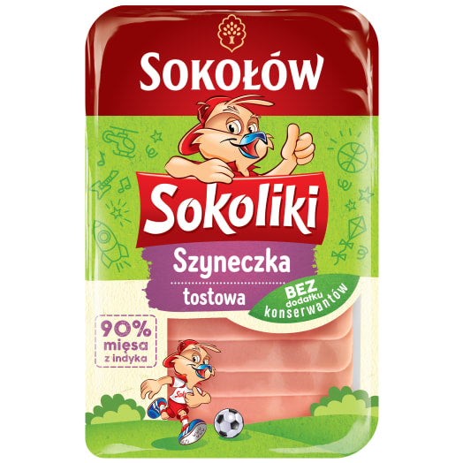 SOKOLIKI Szyneczka tostowa z indyka