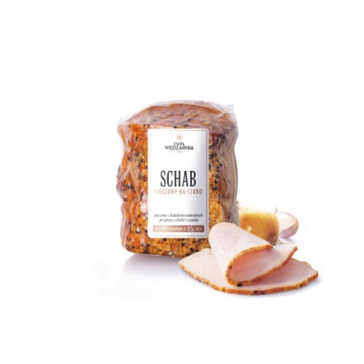 OLEWNIK STARA WĘDZARNIA Schab pieczony na szaro - plastry
